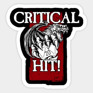 Critical Hit! Sticker